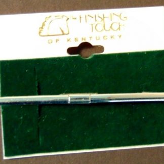 Clip-On Tie Bar for Saddle Seat Shirt Silver Tone - New