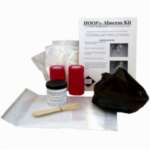HOOFix Abscess Kit - w/ HOOFix Emergency Boot - Horse Size - New