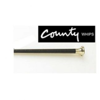 County Classic Show Whip - Black Grip w/ Black Shaft - made in England 110cm