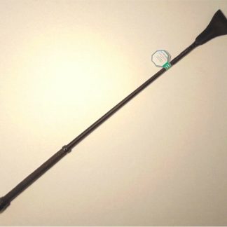 Fleck Hunter Jumper Show Crop - Black - 55cm - made in Germany - New