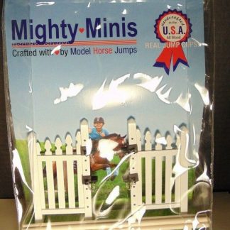 Model Horse Show Jump White Fence Jump - TR Pony or CL Horse - NIP