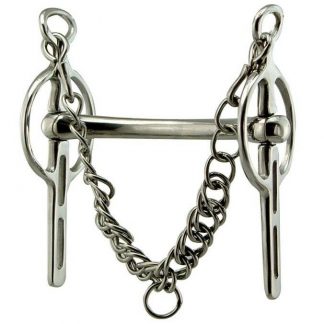 Liverpool Mullen Mouth Swivel Cheek 2-Slot Driving Bit - 5" - New