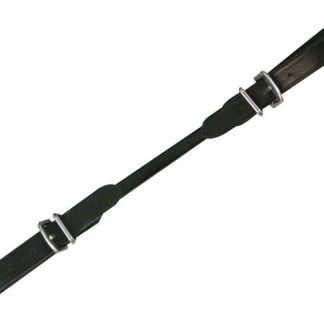 Glory Liverpool Driving Bit Black Leather Curb Strap - Rolled - New