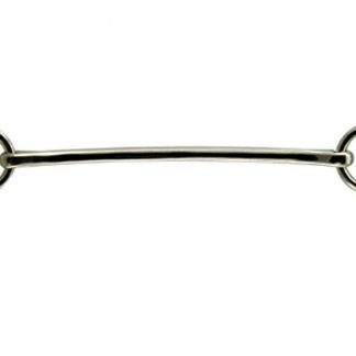Smooth Mullen Overcheck Bit 1" Rings..4.75" Mouth - Stainless Steel