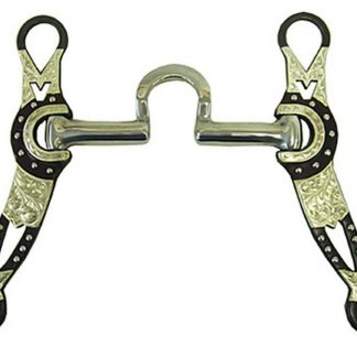 Robart Pinchless Precision Victory Pro Series Flat C Port Show Curb Bit 5" - NEW