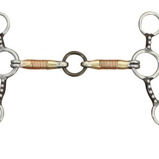 Coronet Jr Working Cow Horse Show Curb Bit w/ SI Life Saver 5.5" New