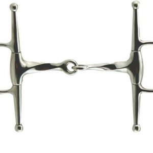 Coronet Full Cheek Eggbutt Slow Twist Snaffle Bit - 4.75" - New