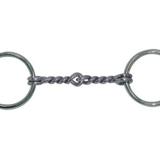 Mini Loose Ring Snaffle - SS Twisted Wire - 3.5" - New