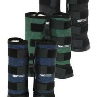 Champion Horse Supply Shipping Boots Combo Leg + Hoof - 16" Hunter Green - New