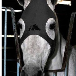 Fenwick Liquid Titanium Therapeutic Calming Horse Mask - Lg Blk - New