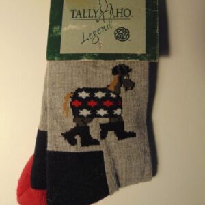 Tally Ho Childs Boot Socks - "Pony in Wellies" - Size Ch 13 to 4 Small - New