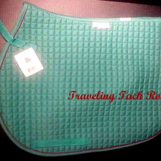 PRI Pacific Rim All Purpose A/P 100% Cotton Quilted Saddle Pad - Kelly - New