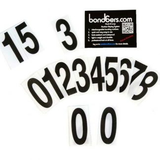 Bondbers Horse Show Number Display System - Hook & Loop - 3 Digits - New