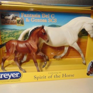 Breyer Horse Fantasia Del C and Gozosa Andalusian Mare & Foal - #1777 - Retired